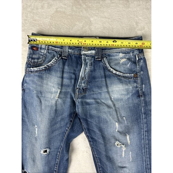 Energie Jean’session Worn Out & D-Stressed Kirk Mens 33 X 34 Straight Leg Jeans - Picture 5 of 10